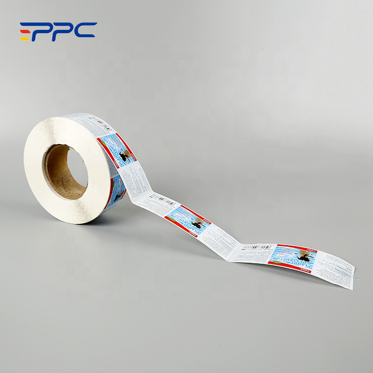 Coated paper roll label